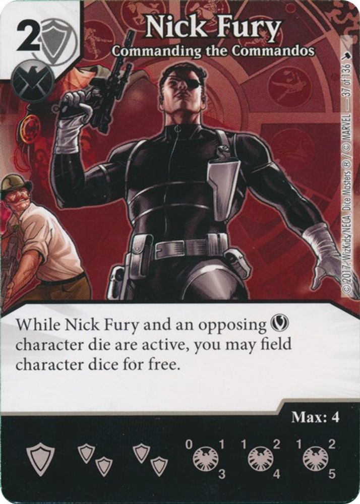 Nick Fury - Commanding the Commandos, Standard, front