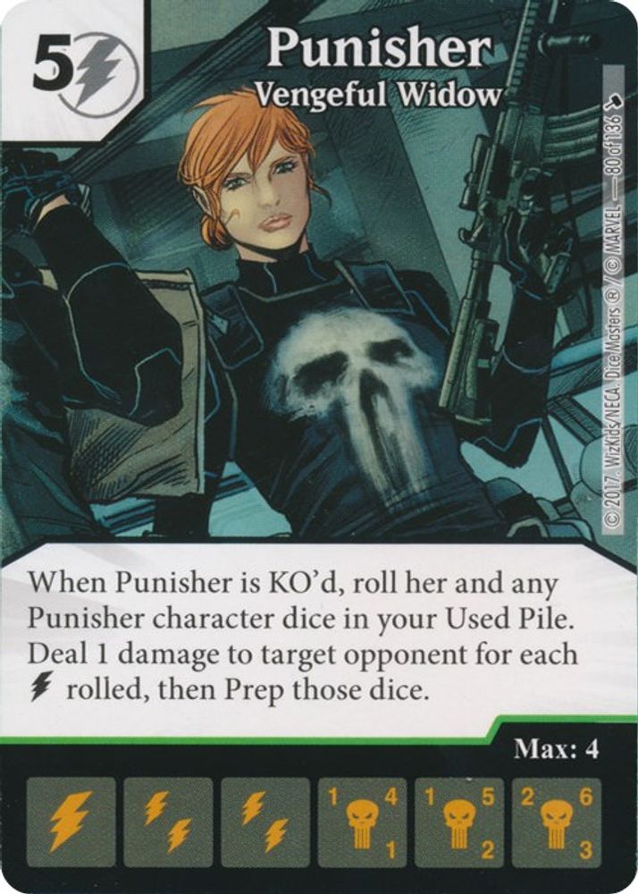 Punisher - Vengeful Widow, Standard, front