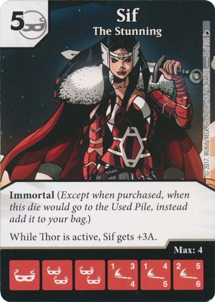 Sif - The Stunning, Standard, front