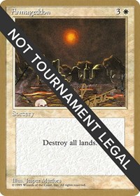 Armageddon - 1996 Bertrand Lestree (4ED), World Championship Decks