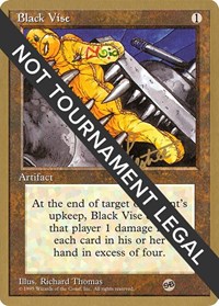 Black Vise - 1996 Bertrand Lestree (4ED) (SB), World Championship Decks