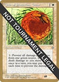 Circle of Protection: Green - 1996 Bertrand Lestree (ICE) (SB), World Championship Decks