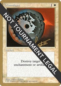 Disenchant - 1996 Bertrand Lestree (4ED), World Championship Decks