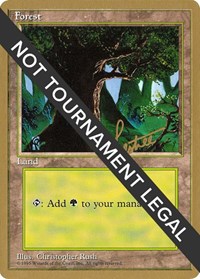 Forest (C) - 1996 Bertrand Lestree (4ED), World Championship Decks