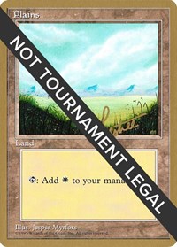 Plains (A) - 1996 Bertrand Lestree (4ED), World Championship Decks