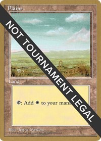 Plains (C) - 1996 Bertrand Lestree (4ED), World Championship Decks