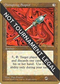 Disrupting Scepter - 1996 Eric Tam (4ED) (SB), World Championship Decks