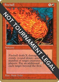 Fireball - 1996 Eric Tam (4ED), World Championship Decks