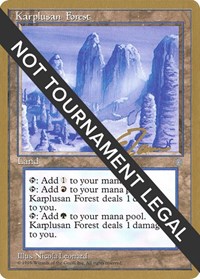 Karplusan Forest - 1996 Eric Tam (ICE), World Championship Decks