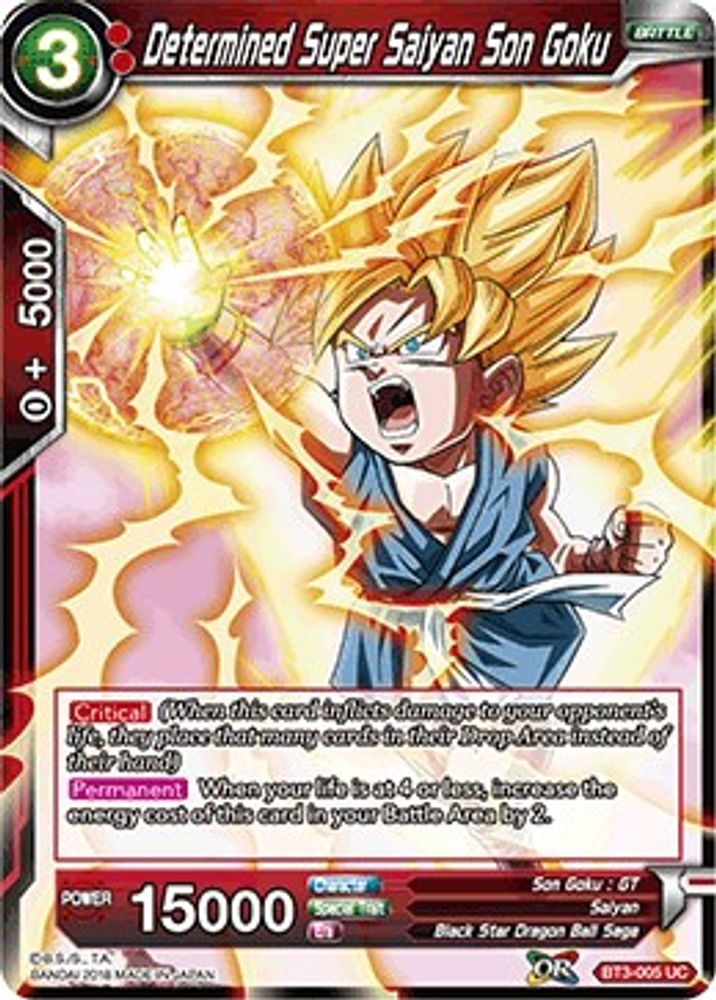 Determined Super Saiyan Son Goku, Standard, front