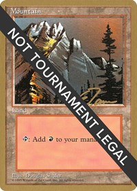 Mountain (A) - 1996 Eric Tam (4ED), World Championship Decks