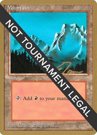 Mountain (B) - 1996 Eric Tam (4ED), World Championship Decks