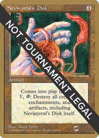 Nevinyrral's Disk - 1996 Eric Tam (4ED) (SB), World Championship Decks