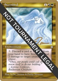Stormbind - 1996 Eric Tam (ICE), World Championship Decks