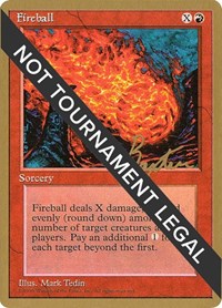 Fireball - 1996 George Baxter (4ED), World Championship Decks