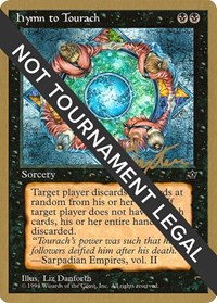 Hymn to Tourach (Circle) - 1996 George Baxter (FEM), World Championship Decks