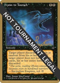 Hymn to Tourach (Wolf) - 1996 George Baxter (FEM), World Championship Decks