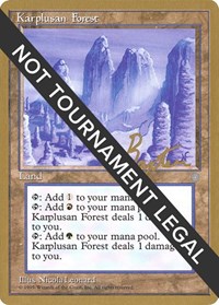Karplusan Forest - 1996 George Baxter (ICE), World Championship Decks