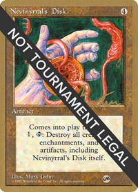 Nevinyrral's Disk - 1996 George Baxter (4ED) (SB), World Championship Decks