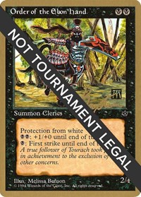 Order of the Ebon Hand (Benson) - 1996 George Baxter (FEM), World Championship Decks