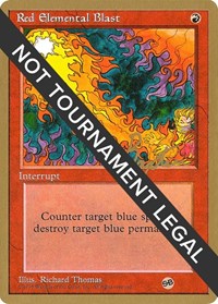 Red Elemental Blast - 1996 George Baxter (4ED) (SB), World Championship Decks