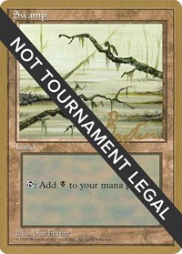Swamp (C) - 1996 George Baxter (4ED), World Championship Decks