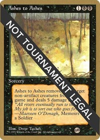 Ashes to Ashes - 1996 Leon Lindback (4ED) (SB), World Championship Decks