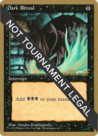 Dark Ritual - 1996 Leon Lindback (4ED), World Championship Decks