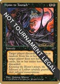 Hymn to Tourach (Cloak) - 1996 Leon Lindback (FEM), World Championship Decks