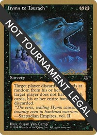 Hymn to Tourach (Wolf) - 1996 Leon Lindback (FEM), World Championship Decks