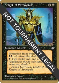 Knight of Stromgald - 1996 Leon Lindback (ICE), World Championship Decks