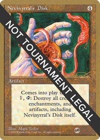 Nevinyrral's Disk - 1996 Leon Lindback (4ED) (SB), World Championship Decks