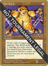 The Rack - 1996 Leon Lindback (4ED) (SB), World Championship Decks