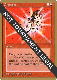 Detonate - 1996 Mark Justice (4ED), World Championship Decks