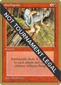 Earthquake - 1996 Mark Justice (4ED), World Championship Decks