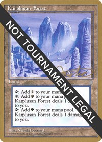 Karplusan Forest - 1996 Mark Justice (ICE), World Championship Decks