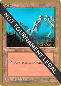 Mountain (B) - 1996 Mark Justice (4ED), World Championship Decks
