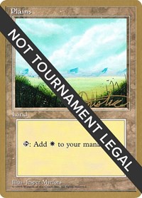 Plains (A) - 1996 Mark Justice (4ED), World Championship Decks