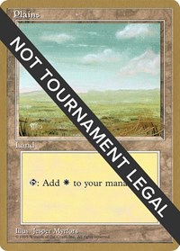 Plains (C) - 1996 Mark Justice (4ED), World Championship Decks