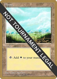 Plains (B) - 1996 Mark Justice (4ED), World Championship Decks