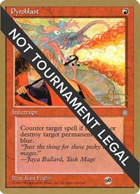 Pyroblast - 1996 Mark Justice (ICE) (SB), World Championship Decks