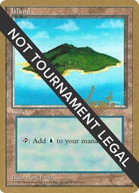 Island (B) - 1996 Michael Loconto (4ED), World Championship Decks