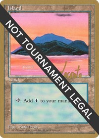 Island (C) - 1996 Michael Loconto (4ED), World Championship Decks