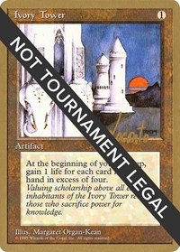 Ivory Tower - 1996 Michael Loconto (4ED), World Championship Decks