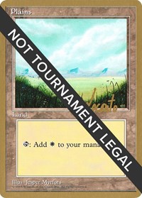 Plains (A) - 1996 Michael Loconto (4ED), World Championship Decks