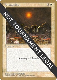 Armageddon - 1996 Preston Poulter (4ED), World Championship Decks