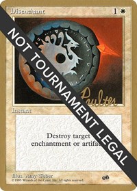 Disenchant - 1996 Preston Poulter (4ED) (SB), World Championship Decks