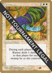 Karma - 1996 Preston Poulter (4ED) (SB), World Championship Decks