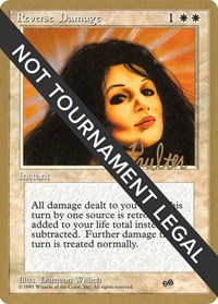 Reverse Damage - 1996 Preston Poulter (4ED) (SB), World Championship Decks