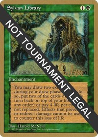 Sylvan Library - 1996 Preston Poulter (4ED), World Championship Decks